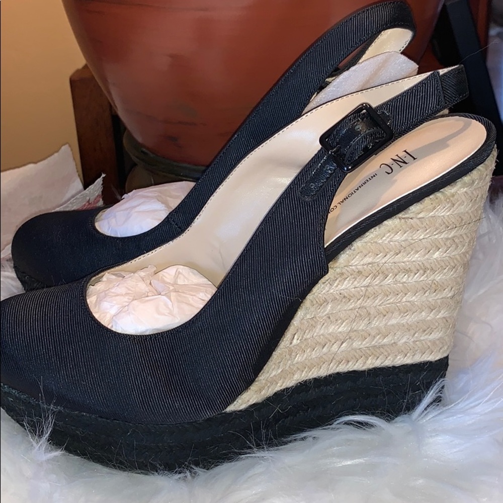 INC Sling Back wedge